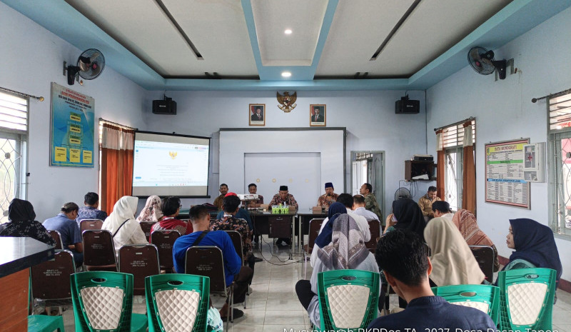 Tim RKPDes Desa Dasan Tapen Gelar Musyawarah Penyusunan Rencana Pembangunan Desa